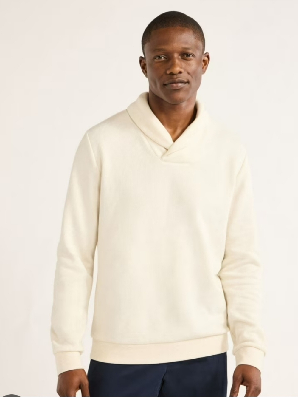 Free Assembly Shawl Collar Pullover